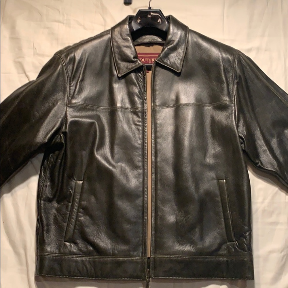 Men’s lamb leather coat